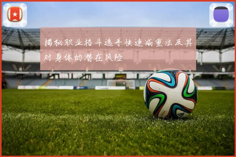 揭秘职业格斗选手快速减重法及其对身体的潜在风险